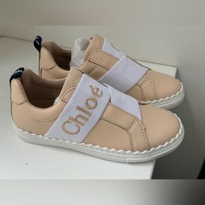 NIB CHLOE Girls Slip On Sneakers - Size 30
